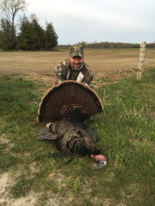 My brother with his trophy Bruce Peninsula gobbler.