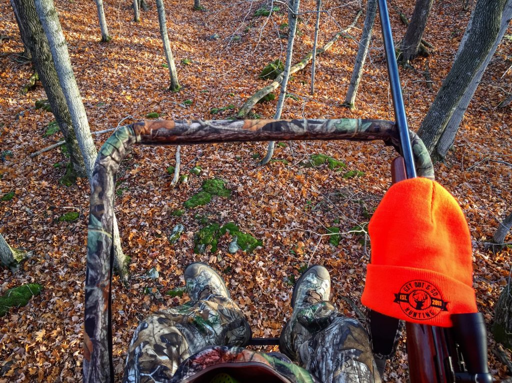 Blaze Orange 'Get Out & Go Hunting' toque, a must for the serious deer hunter! ;)