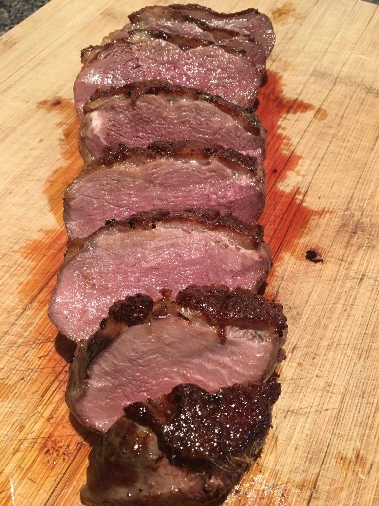 Pan Seared Canada Goose Breasts with Raspberry Balsamic Sauce Get Out